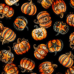 Jeepers Creepers - Decorative Pumpkin Toss - Black