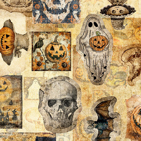 Jeepers Creepers - Halloween Ephemera - Tan