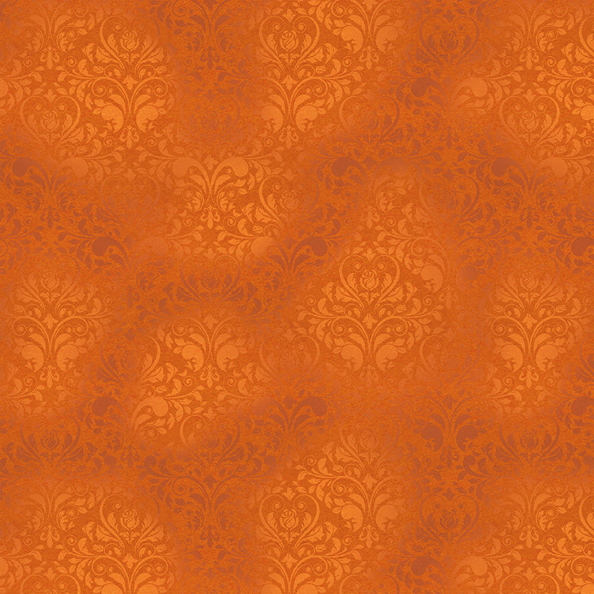 Midnight Hollow - Damask - Fiery
