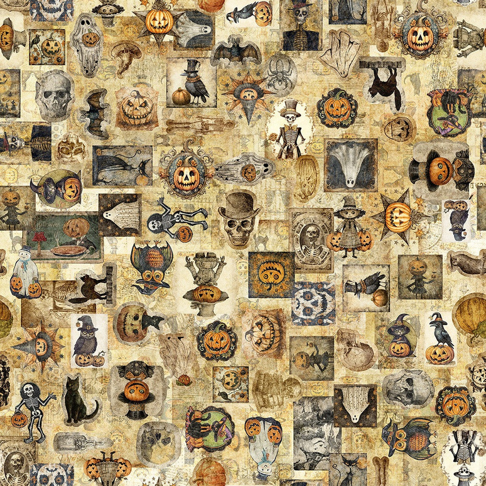 Jeepers Creepers - Halloween Ephemera - Tan