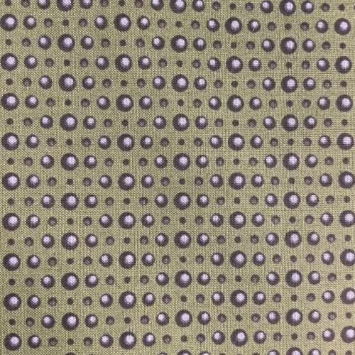 Opulence - Purple dots on moss