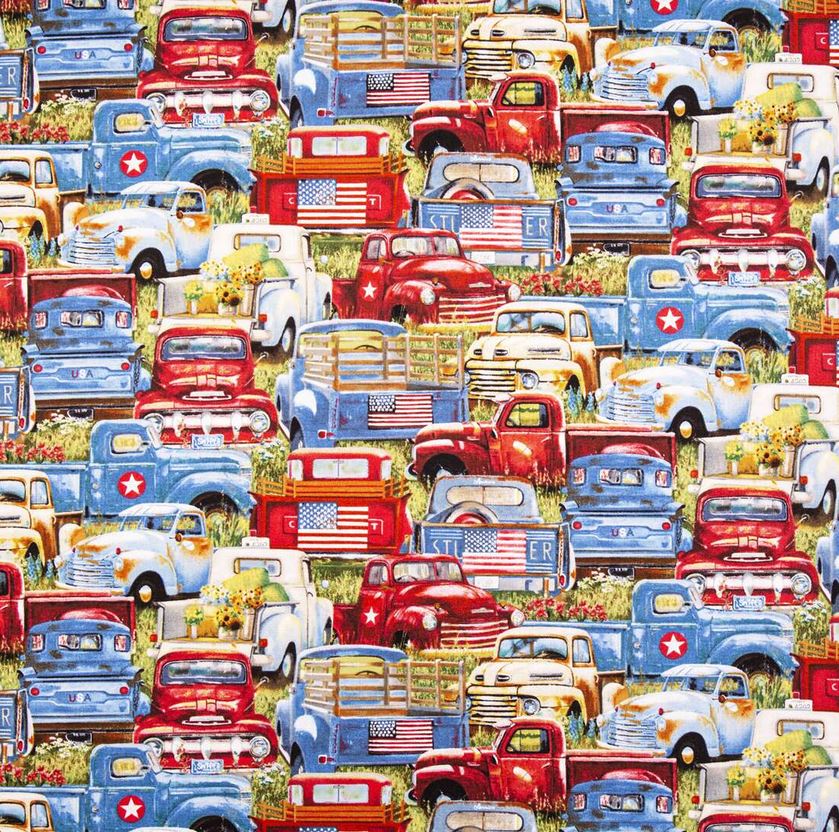 American Spirit - Packed Pickup Trucks