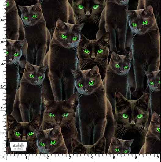 Nightmare at Halloween - Halloween Cats - Black