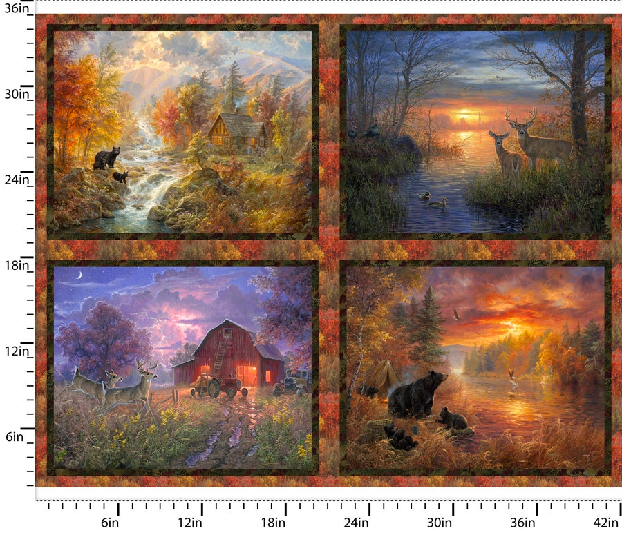 Whitetail Country - Nature scenes PANEL