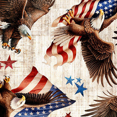 1776 - American Eagle and Flag toss - Birch