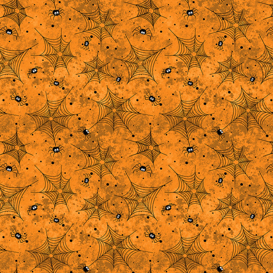 Scaredy Cats - Web of Spiders, orange