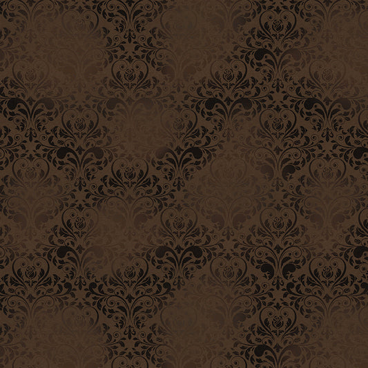 Midnight Hollow - Damask - Chocolate