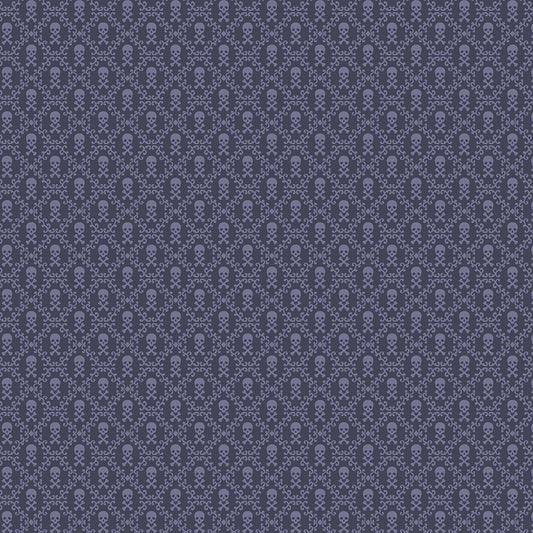Bones Collection - Mini Skull and Crossbones - Dusty purple