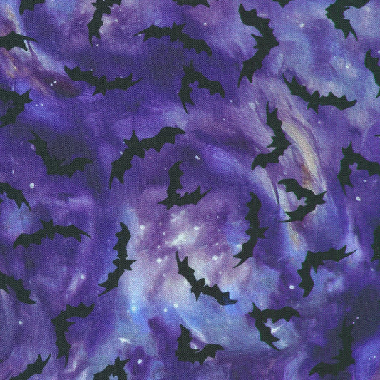 Moon Spell - Bats - Midnight Purple