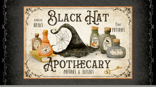 Hocus Pocus - Apothecary PANEL 60x110 cm (24x42") - Price per panel