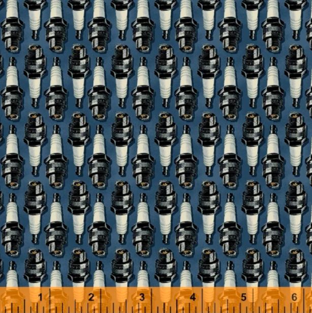 Born to Ride - Spark Plugs - Blue
